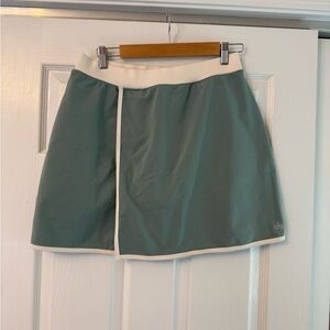 ALO Yoga Mini Skirt in Green and Cream